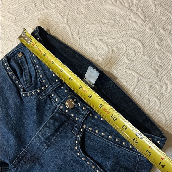 VENUS Dark Blue Studded Skinny Jeans - Picture 9 of 11